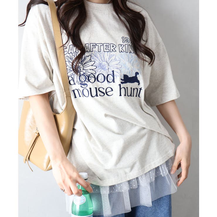 FLOWER×CAT BIG Tシャツ | SpRay | 詳細画像24 
