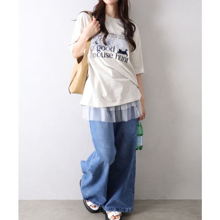 FLOWER×CAT BIG Tシャツ | SpRay | 詳細画像28 