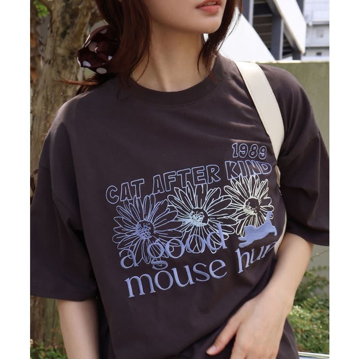 FLOWER×CAT BIG Tシャツ | SpRay | 詳細画像32 