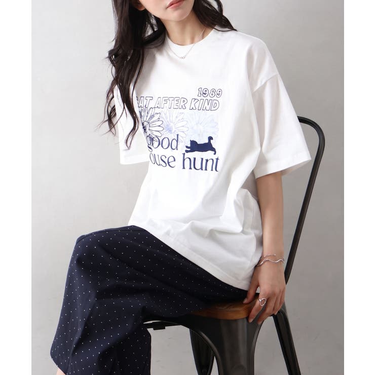 FLOWER×CAT BIG Tシャツ | SpRay | 詳細画像4 