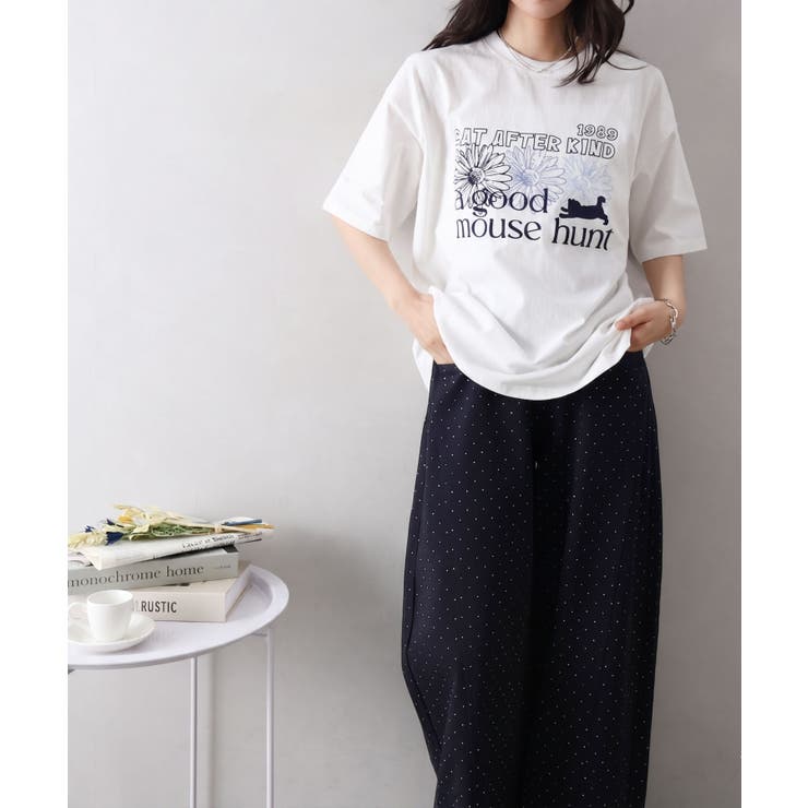 FLOWER×CAT BIG Tシャツ | SpRay | 詳細画像6 