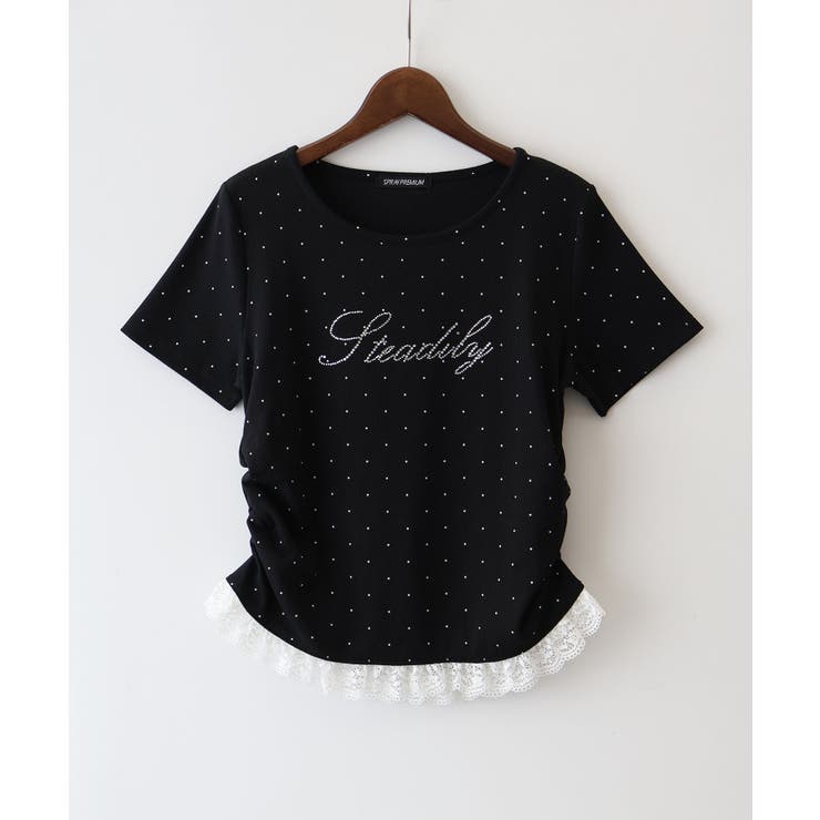 ドット裾レース Tシャツ | SpRay | 詳細画像18 