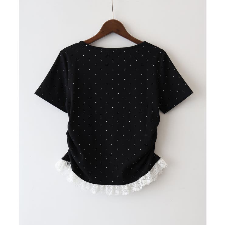 ドット裾レース Tシャツ | SpRay | 詳細画像19 