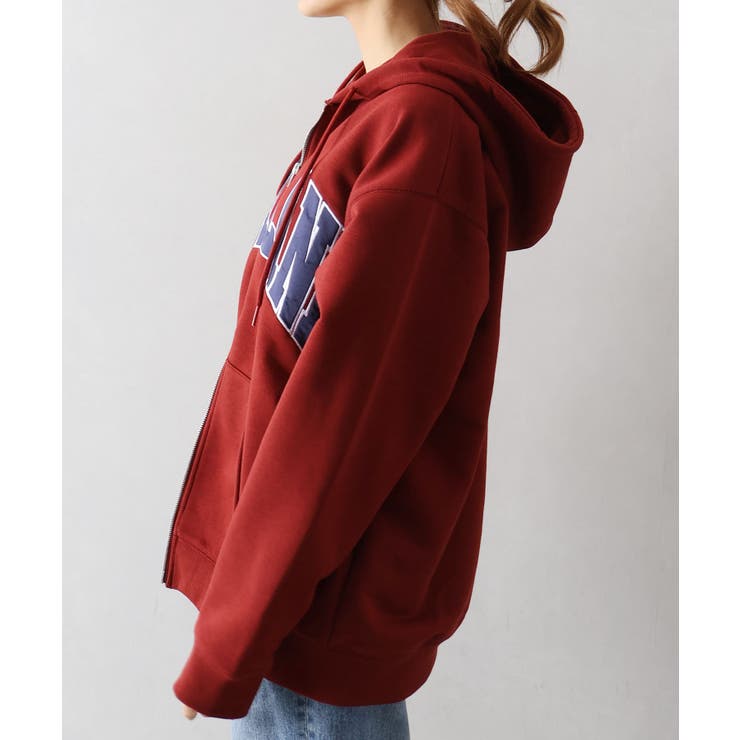 貼付ロゴWZIPパーカー | SpRay | 詳細画像18 