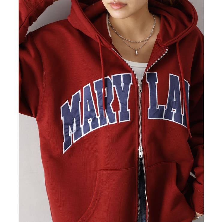 貼付ロゴWZIPパーカー | SpRay | 詳細画像22 