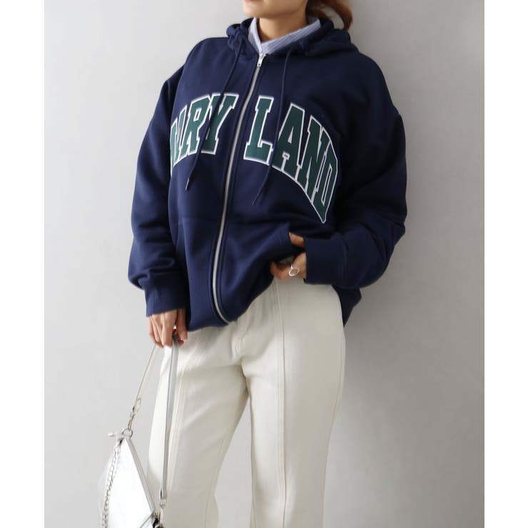 貼付ロゴWZIPパーカー | SpRay | 詳細画像38 