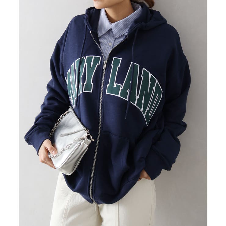 貼付ロゴWZIPパーカー | SpRay | 詳細画像39 