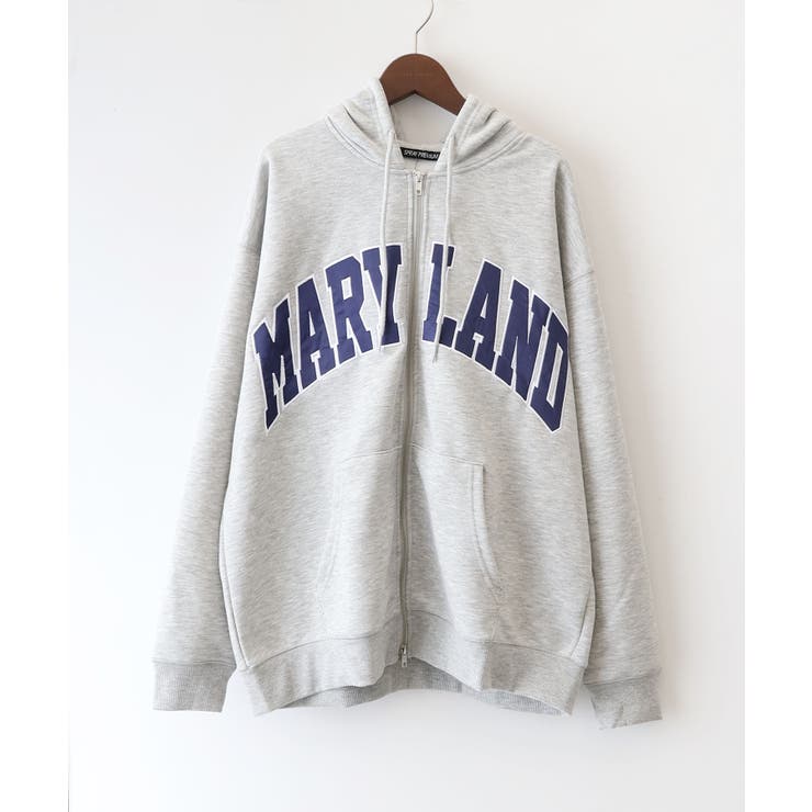 貼付ロゴWZIPパーカー | SpRay | 詳細画像42 