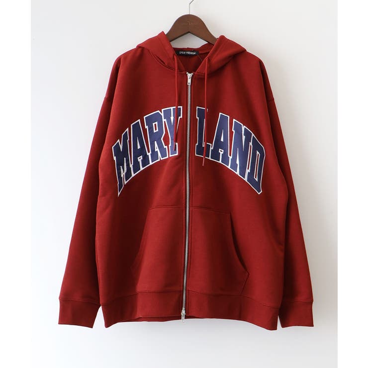 貼付ロゴWZIPパーカー | SpRay | 詳細画像45 