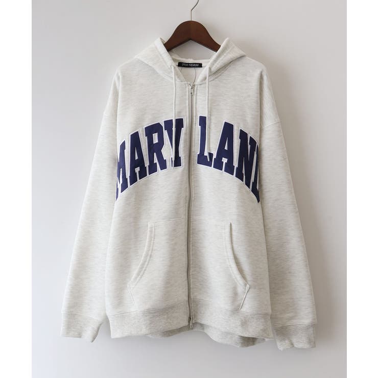 貼付ロゴWZIPパーカー | SpRay | 詳細画像46 