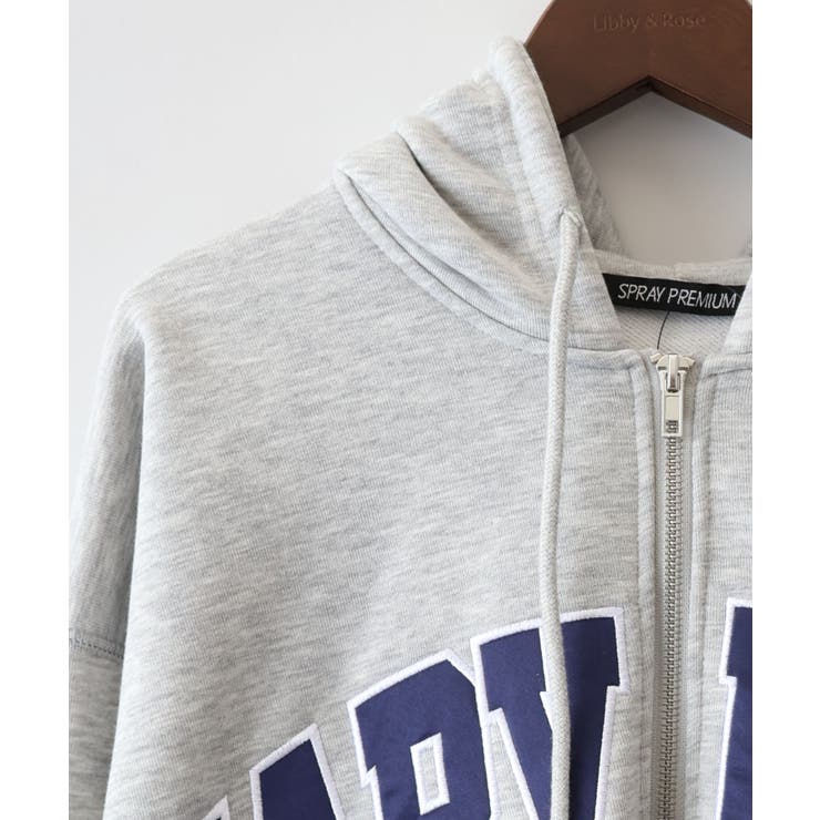 貼付ロゴWZIPパーカー | SpRay | 詳細画像48 