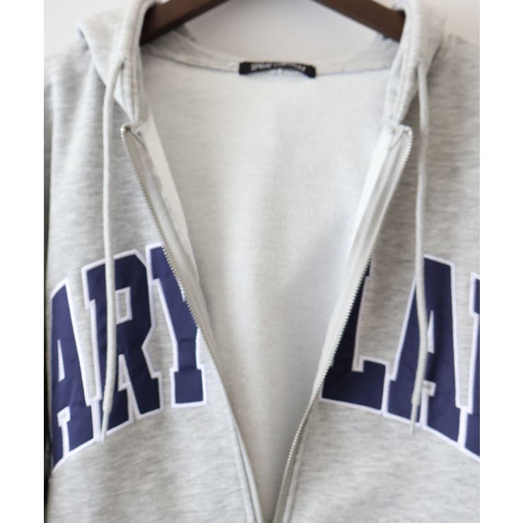 貼付ロゴWZIPパーカー | SpRay | 詳細画像55 