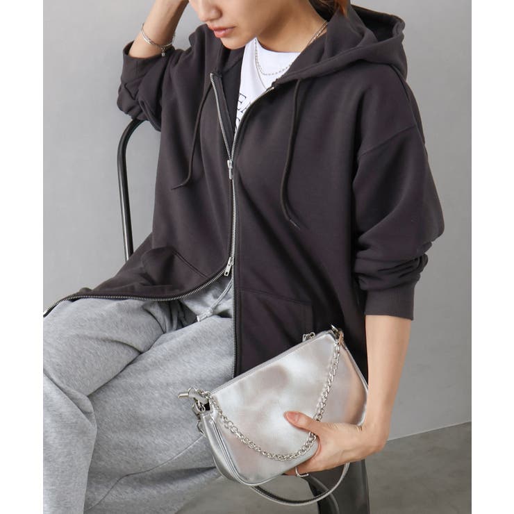 チャコールグレー | WZIPパーカー | SpRay