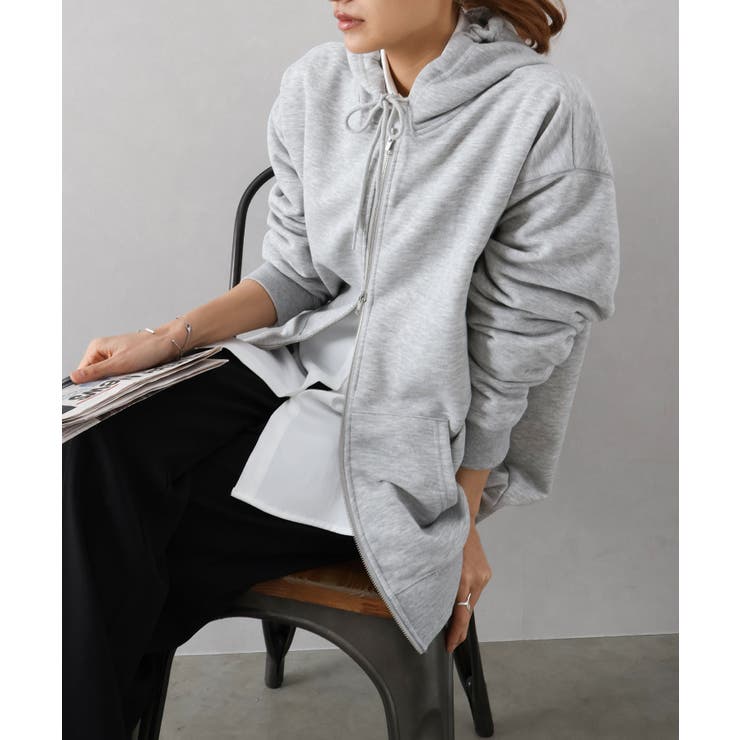 グレー | WZIPパーカー | SpRay