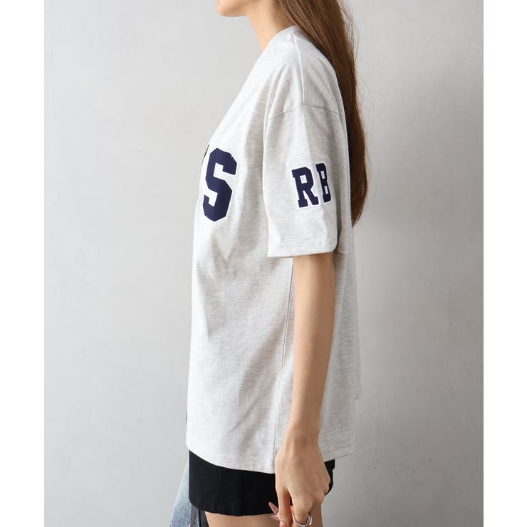 貼付ロゴＢＩＧＴシャツ | SpRay | 詳細画像12 