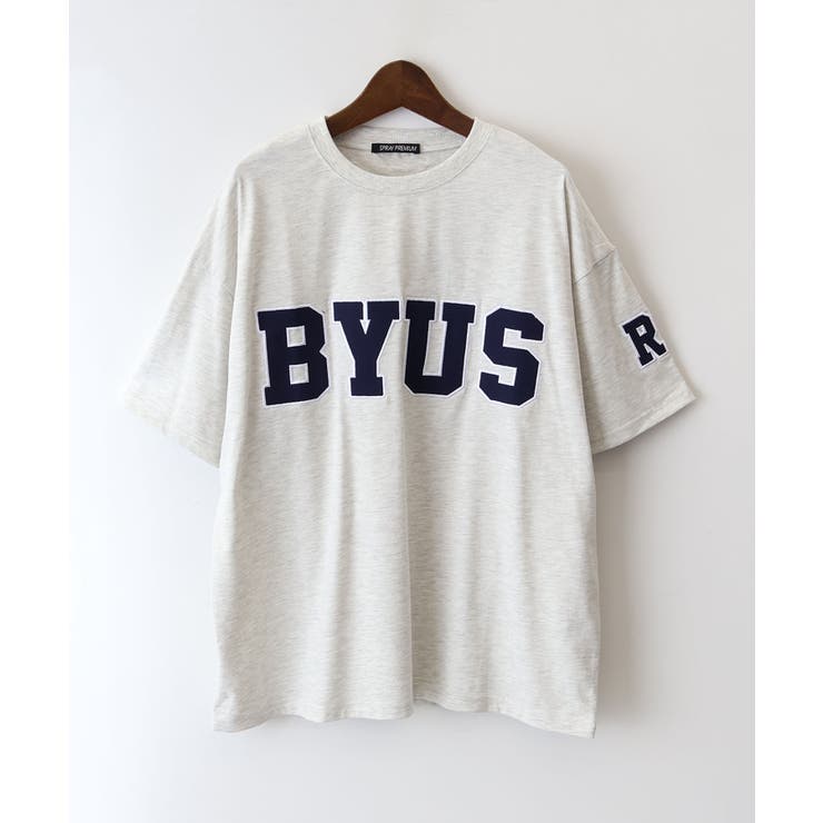 貼付ロゴＢＩＧＴシャツ | SpRay | 詳細画像14 