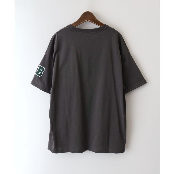 貼付ロゴＢＩＧＴシャツ | SpRay | 詳細画像15 