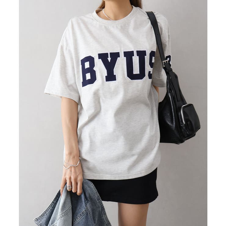 貼付ロゴＢＩＧＴシャツ | SpRay | 詳細画像4 