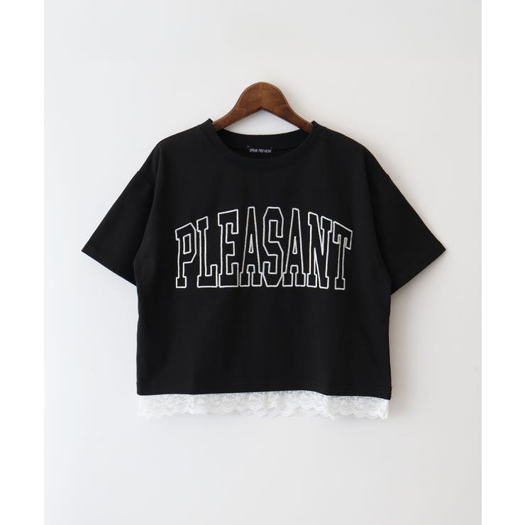すそ刺繍ロゴショートスリーブ | SpRay | 詳細画像32 