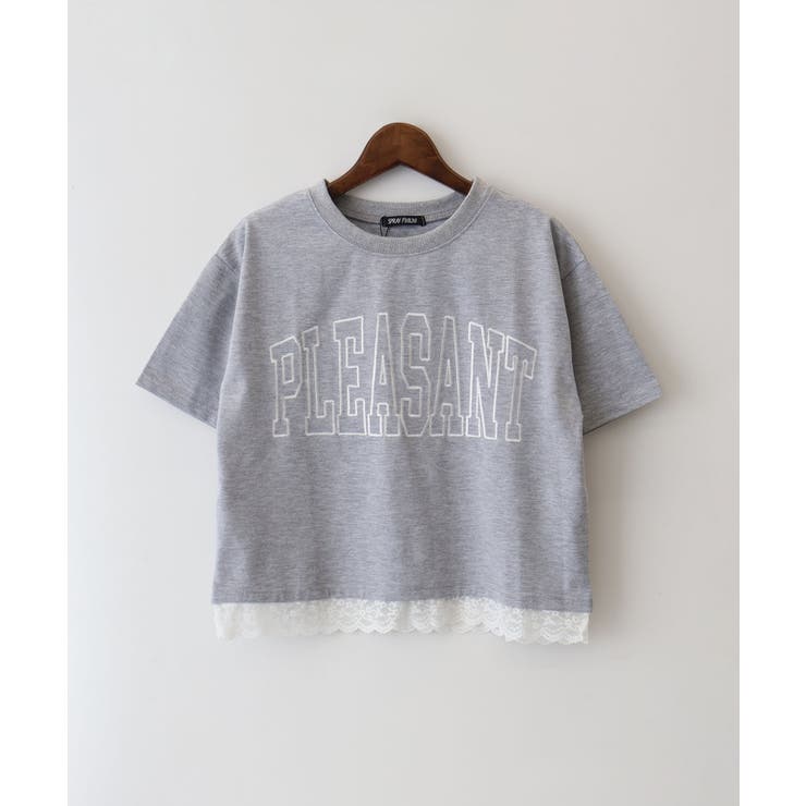 すそ刺繍ロゴショートスリーブ | SpRay | 詳細画像33 