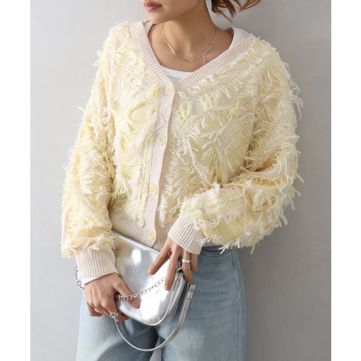 ウェーブフリンジカーディガン | SpRay | 詳細画像20 