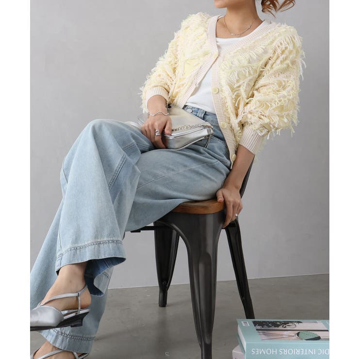 ウェーブフリンジカーディガン | SpRay | 詳細画像26 