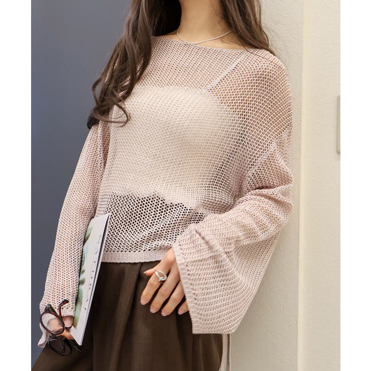 ラメ2WAYメッシュドロストプルオーバー | SpRay | 詳細画像20 