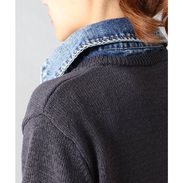 デニム切替レイヤードカーディガン | SpRay | 詳細画像16 