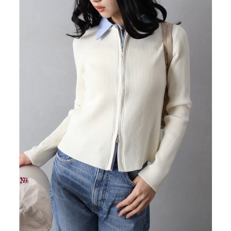 フェイクレイヤードジップカーディガン | SpRay | 詳細画像16 