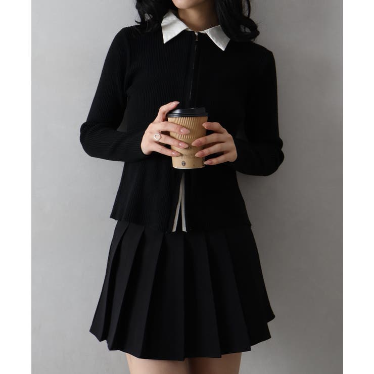 フェイクレイヤードジップカーディガン | SpRay | 詳細画像22 