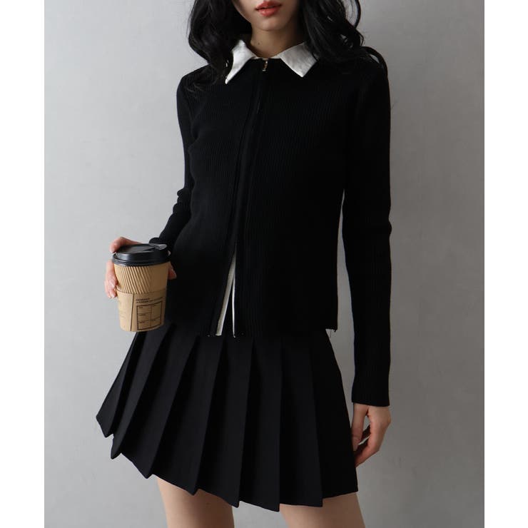 フェイクレイヤードジップカーディガン | SpRay | 詳細画像23 