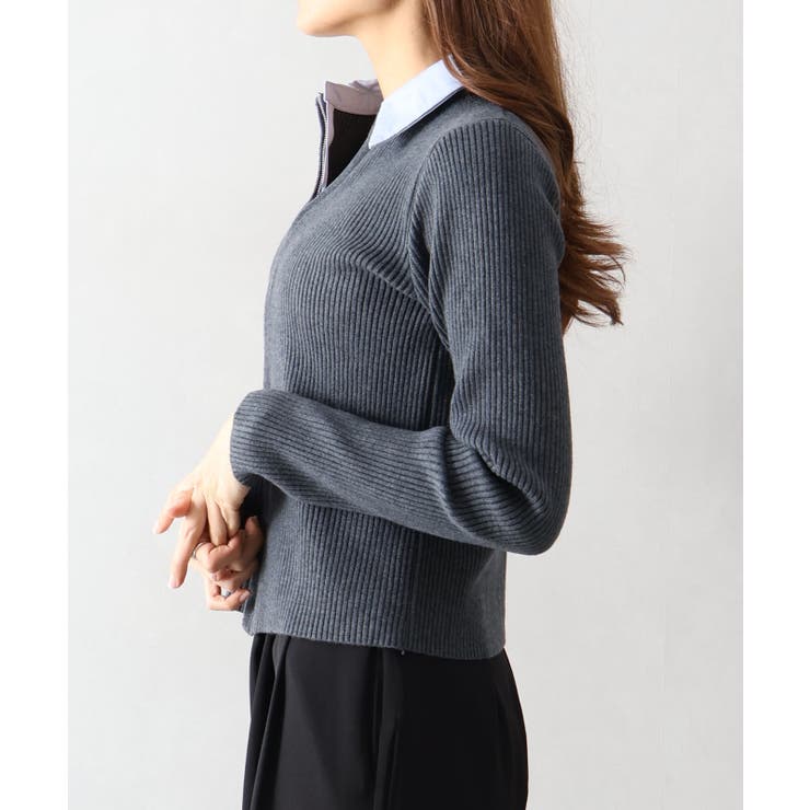 フェイクレイヤードジップカーディガン | SpRay | 詳細画像44 