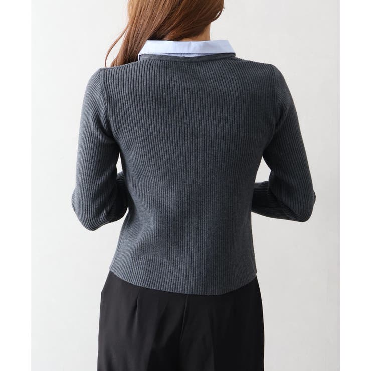 フェイクレイヤードジップカーディガン | SpRay | 詳細画像45 