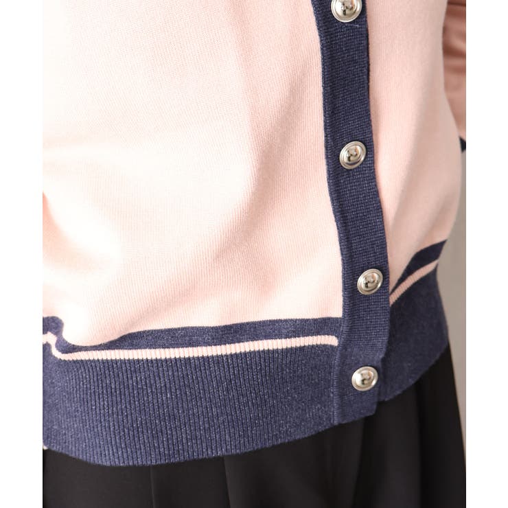 バイカラー衿付カーディガン | SpRay | 詳細画像15 