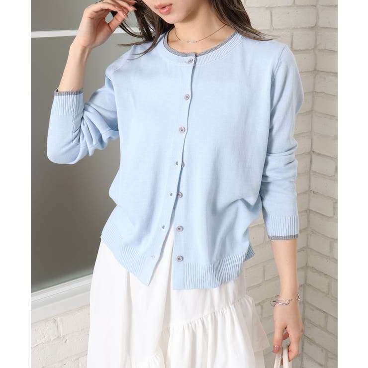 配色ニットカーディガン | SpRay | 詳細画像27 