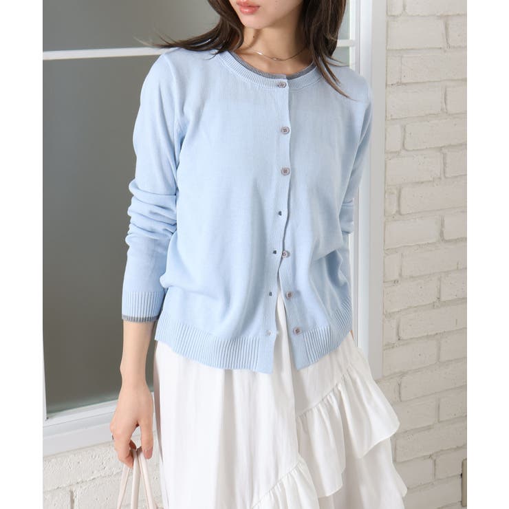 配色ニットカーディガン | SpRay | 詳細画像28 