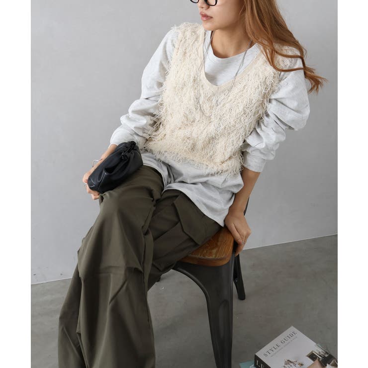 ループニットベスト | SpRay | 詳細画像9 