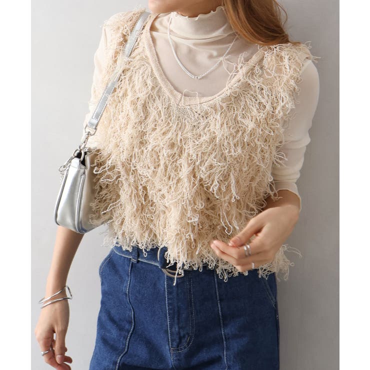 ループニットベスト | SpRay | 詳細画像14 