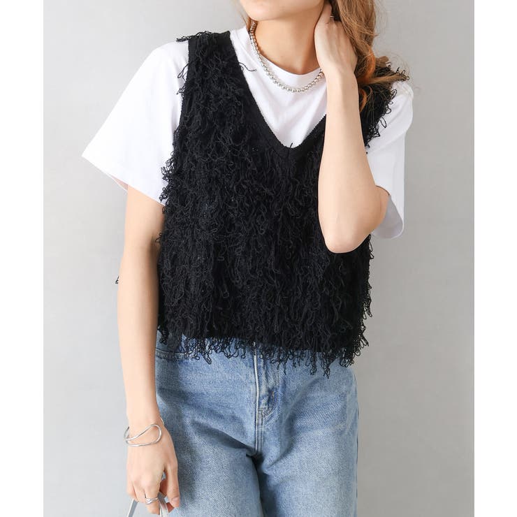 ループニットベスト | SpRay | 詳細画像26 