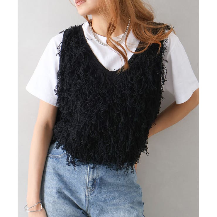 ループニットベスト | SpRay | 詳細画像28 