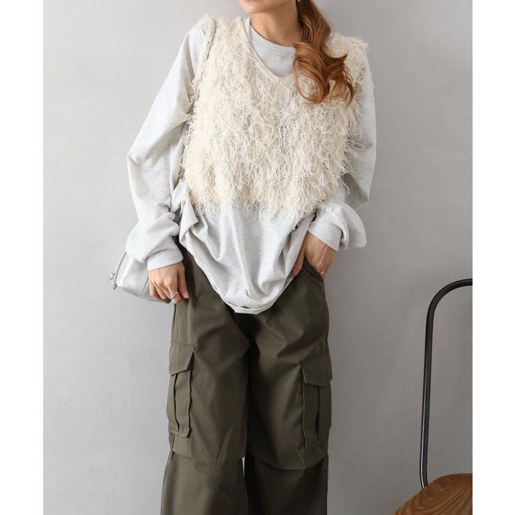 ループニットベスト | SpRay | 詳細画像3 