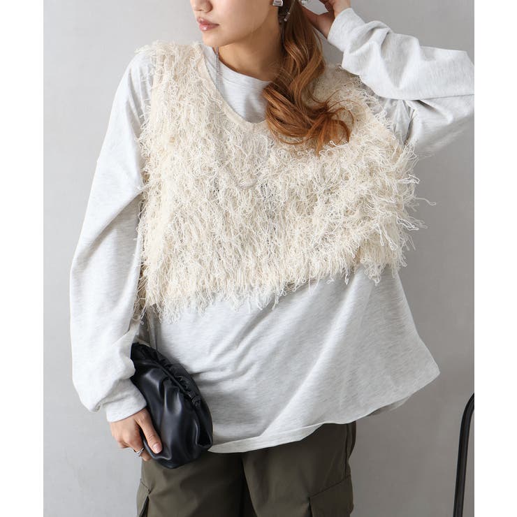 ループニットベスト | SpRay | 詳細画像4 