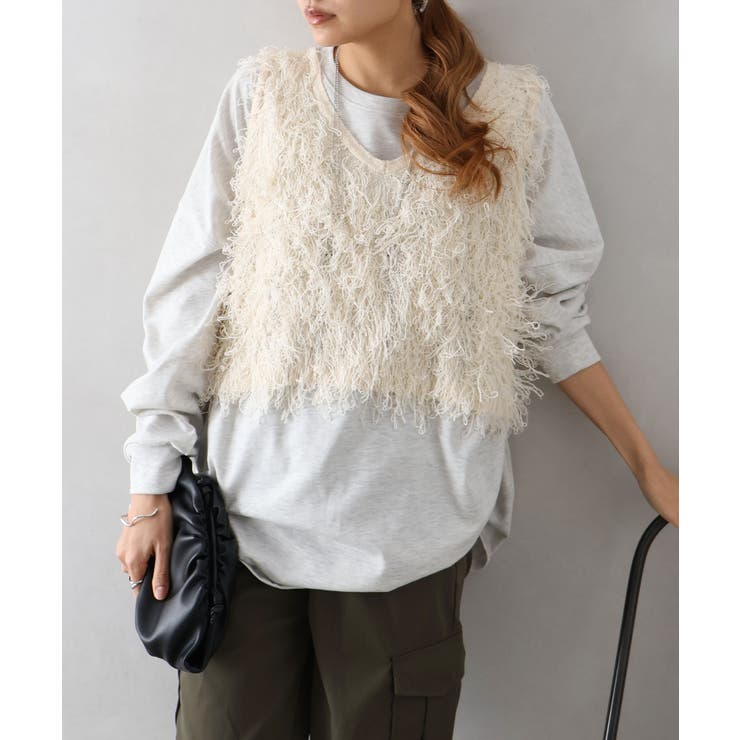 ループニットベスト | SpRay | 詳細画像6 