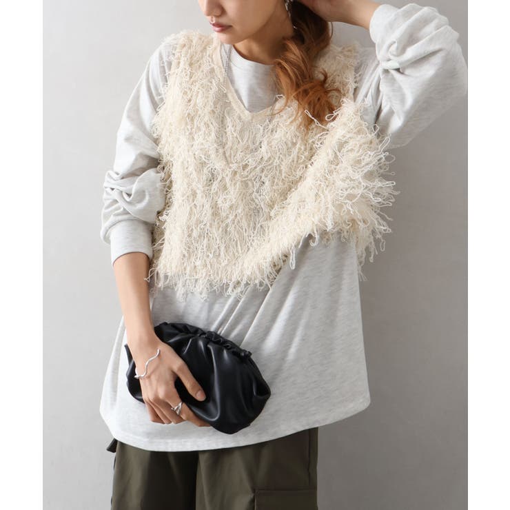 ループニットベスト | SpRay | 詳細画像7 