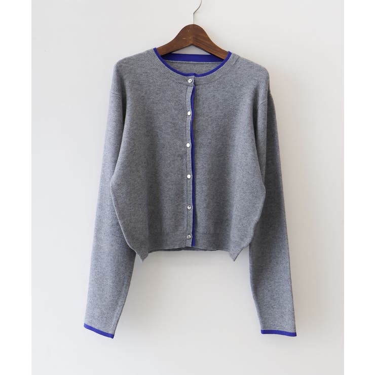 配色ニットカーデ | SpRay | 詳細画像21 