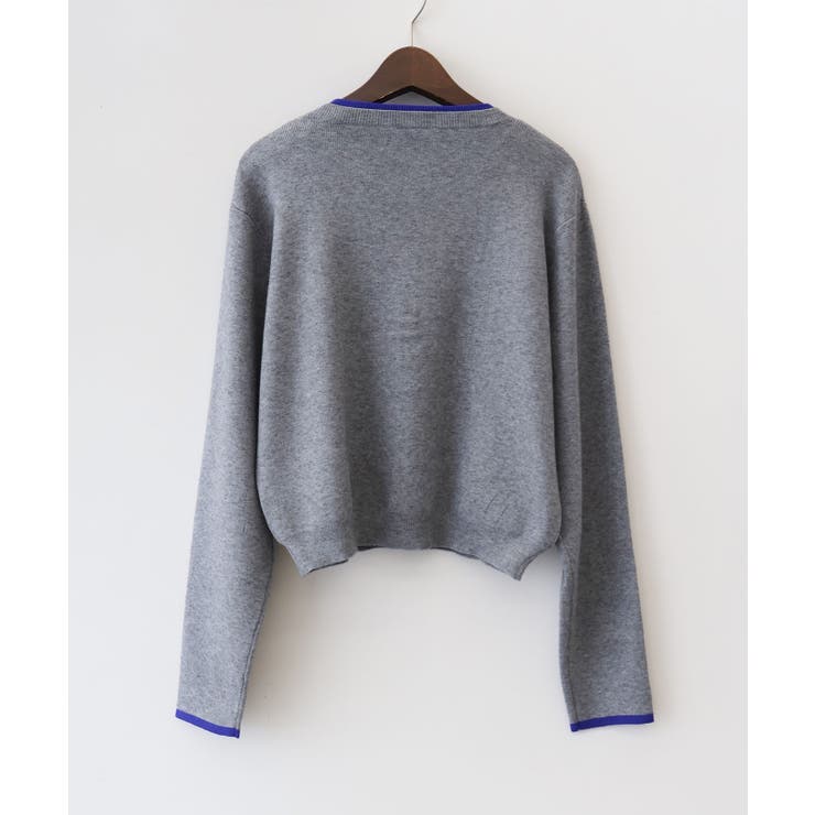 配色ニットカーデ | SpRay | 詳細画像22 