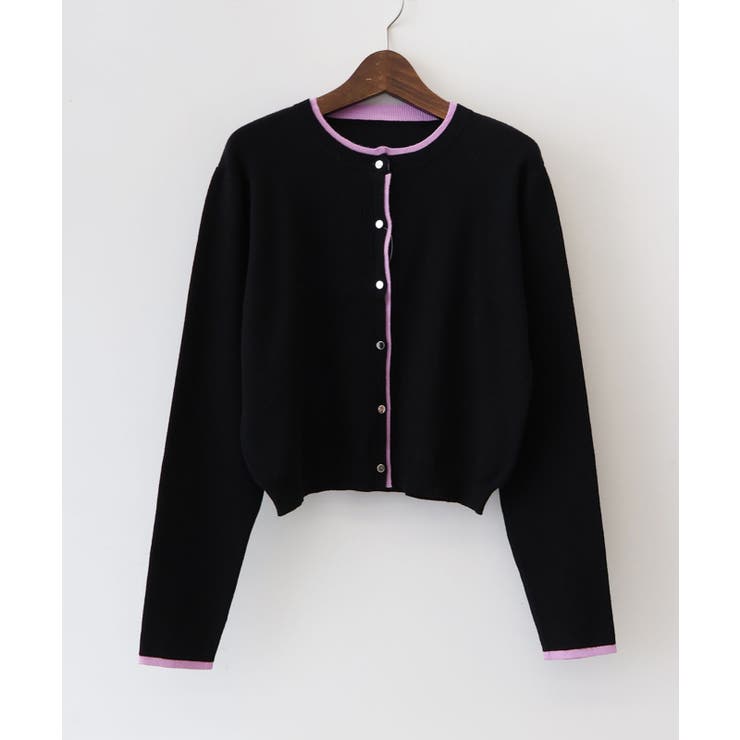 配色ニットカーデ | SpRay | 詳細画像23 