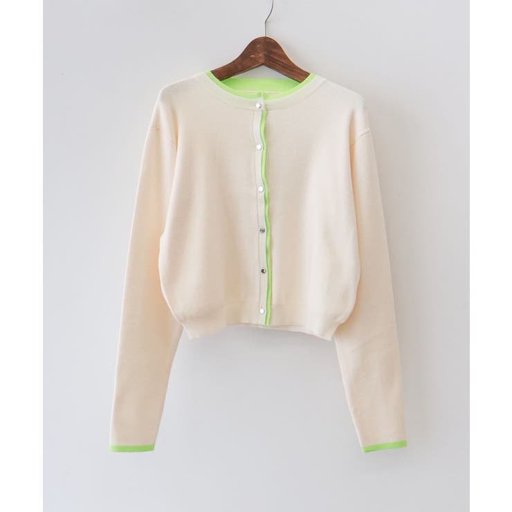 配色ニットカーデ | SpRay | 詳細画像25 