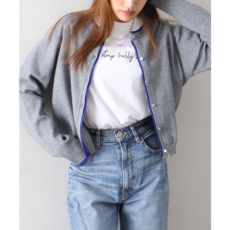 配色ニットカーデ | SpRay | 詳細画像32 