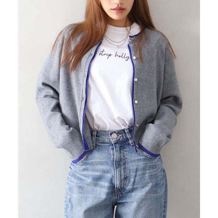 配色ニットカーデ | SpRay | 詳細画像33 